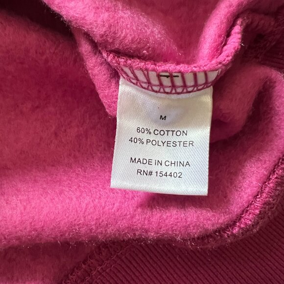 Social Scene Women's Dark Purple/Pink Pullover Hoodie Sweatshirt, Size M - NEW - Picture 4 of 11